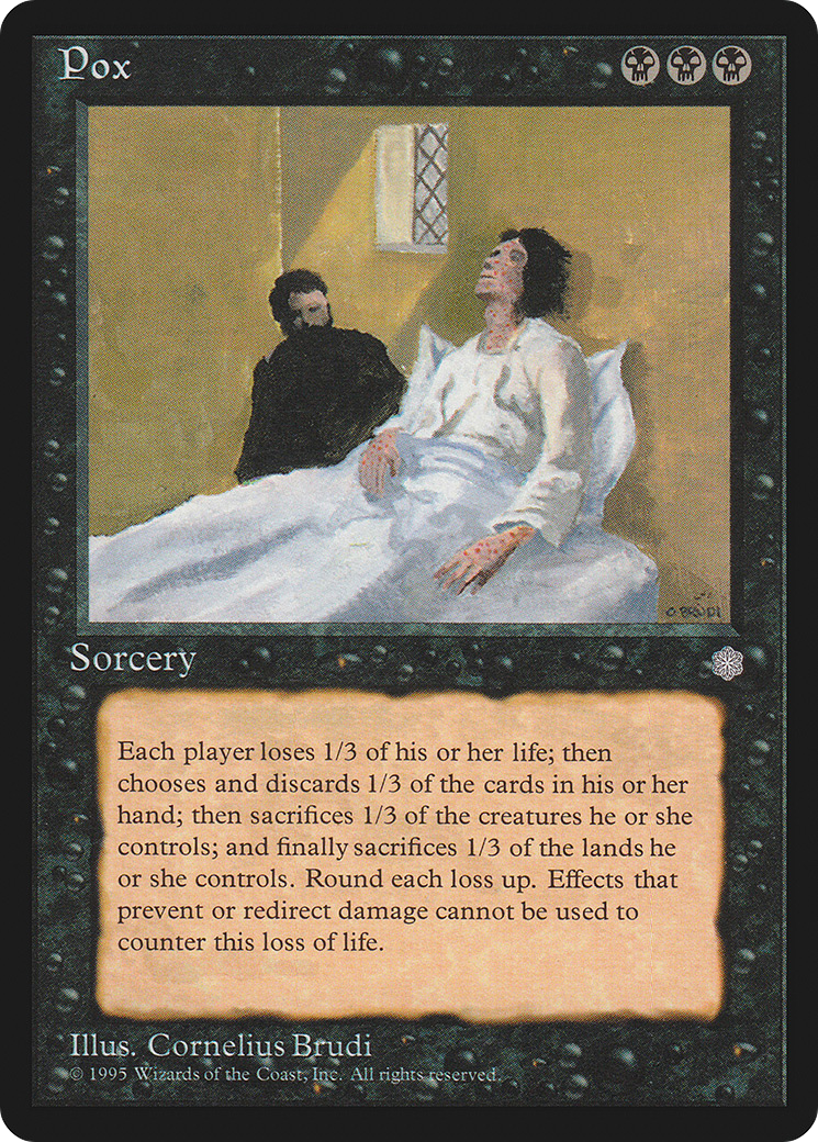 Pox (ICE-158) [Ice Age] MTG Single Wizards of the Coast