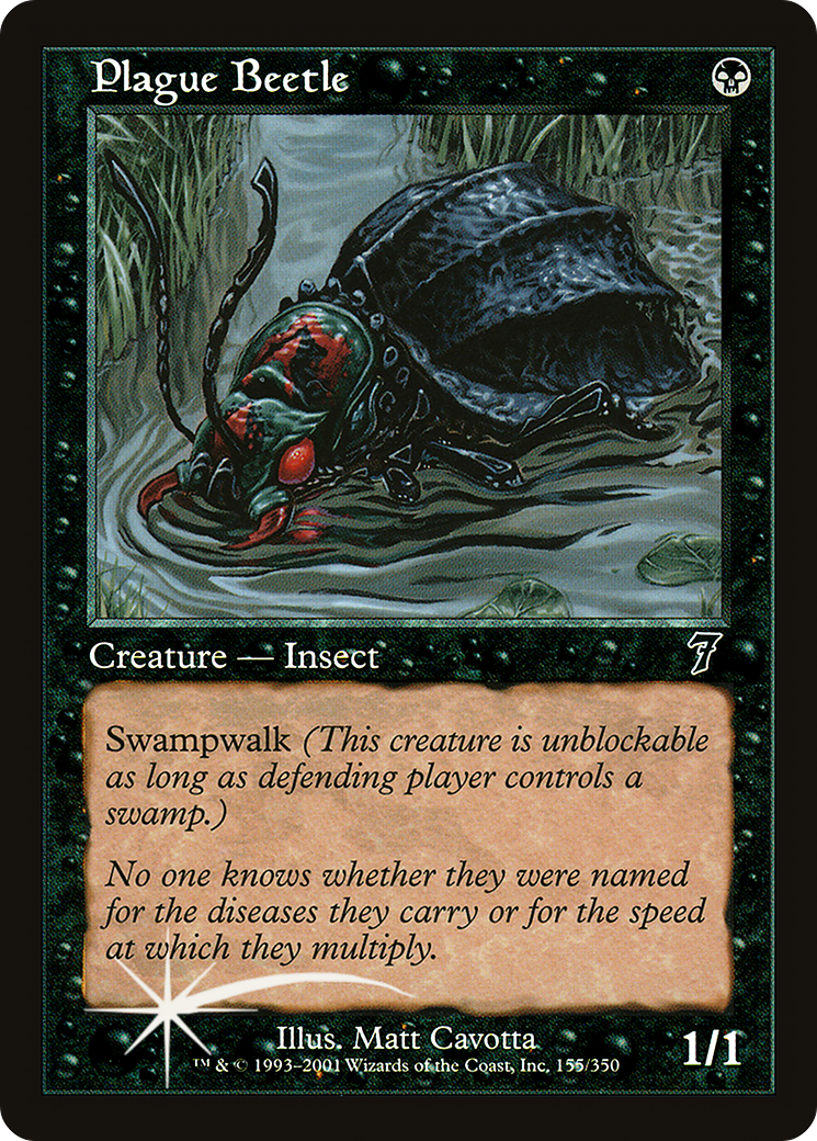 Plague Beetle (7ED-155) [7th Edition] MTG Single Wizards of the Coast