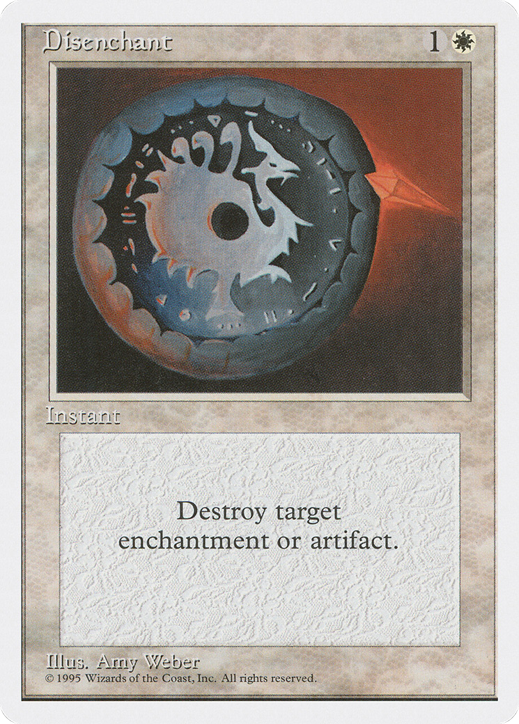 Disenchant (4ED-022) [Fourth Edition] MTG Single Wizards of the Coast