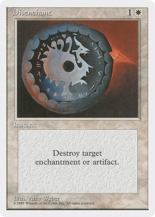 Disenchant (4ED-022) [Fourth Edition] MTG Single Wizards of the Coast