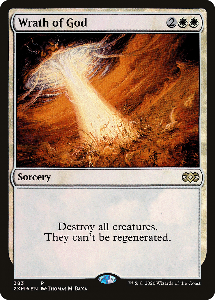 Wrath of God (LARP-383) [Double Masters] Foil MTG Single Wizards of the Coast