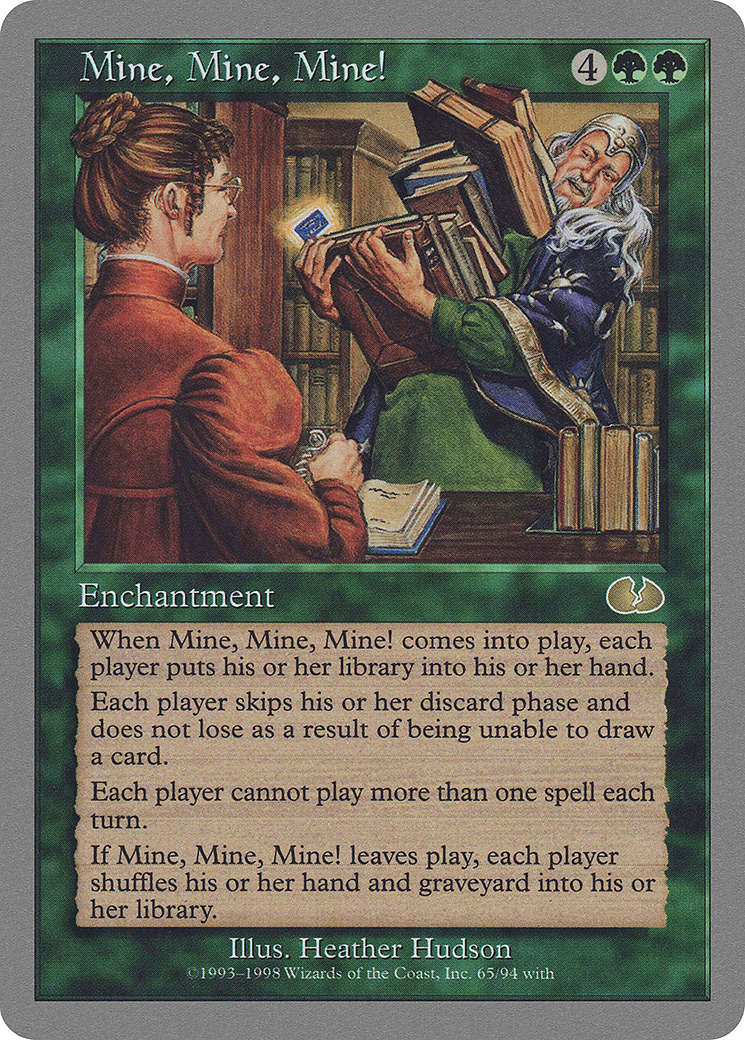 Mine, Mine, Mine! (UGL-065) [Unglued] MTG Single Wizards of the Coast