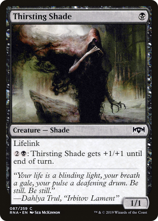 Thirsting Shade (RNA-087) [Ravnica Allegiance] MTG Single Wizards of the Coast