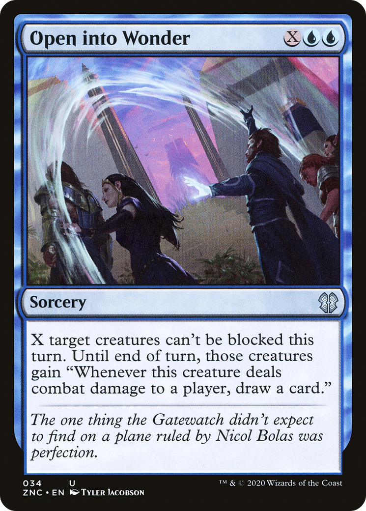 Open into Wonder (ZNC-034) [Zendikar Rising Commander] MTG Single Wizards of the Coast