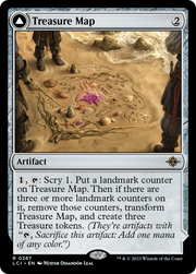 Treasure Map (LCI-267) [The Lost Caverns of Ixalan] Foil MTG Single Wizards of the Coast