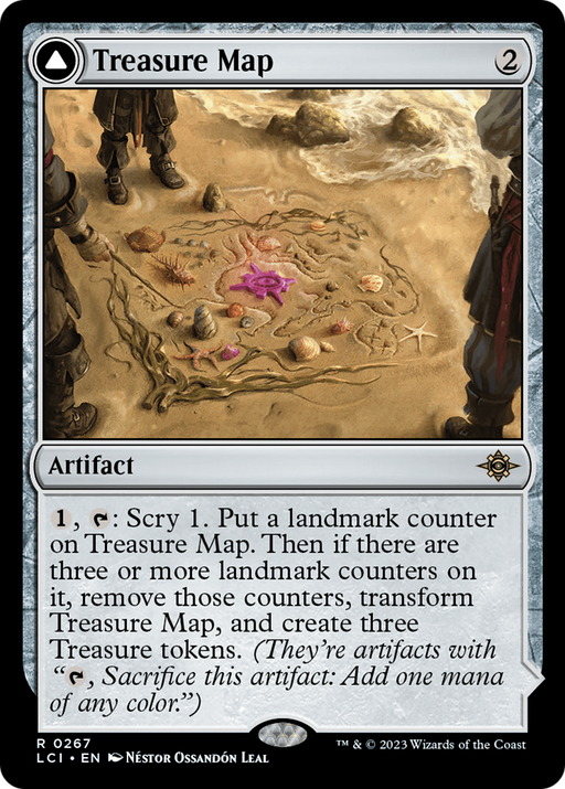 Treasure Map (LCI-267) [The Lost Caverns of Ixalan] Foil MTG Single Wizards of the Coast