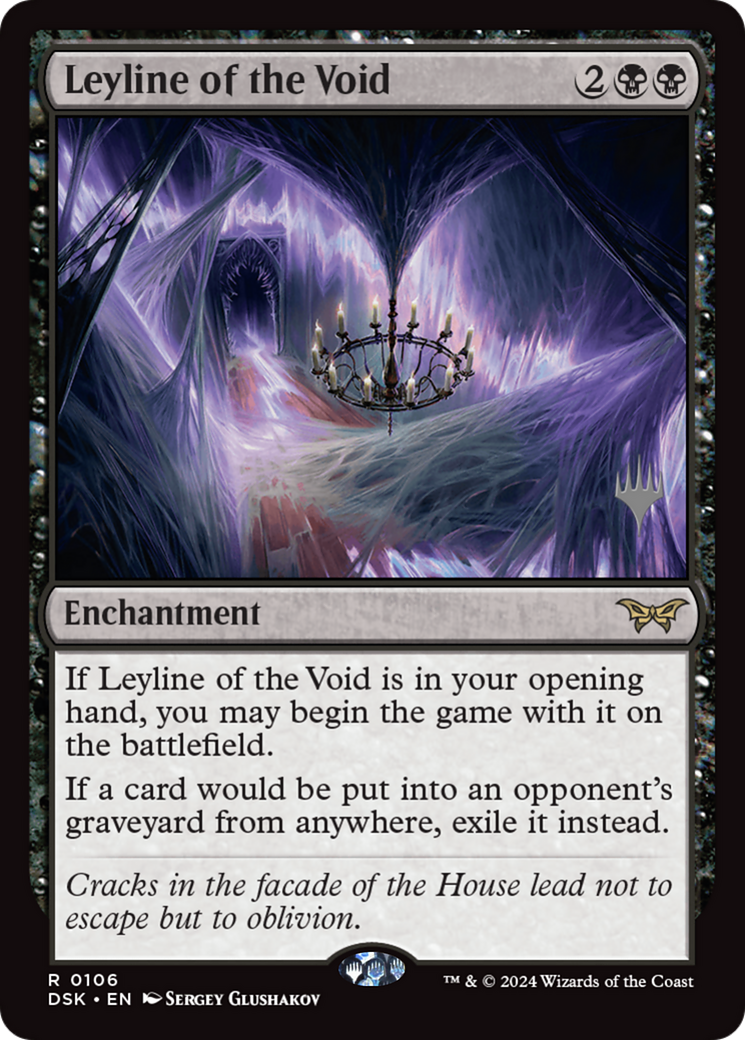 Leyline of the Void (PPDSK-106) [Duskmourn: House of Horror Promos] Foil MTG Single Wizards of the Coast