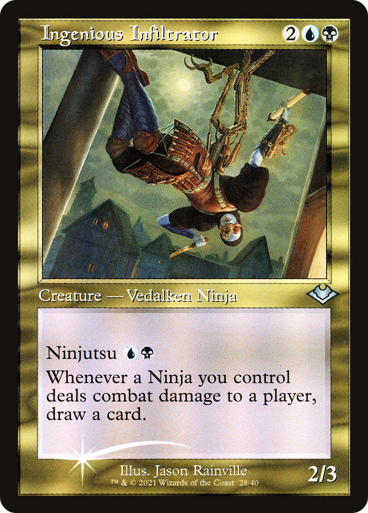 Ingenious Infiltrator (MH1-028) [Modern Horizons 1 Timeshifts] Foil MTG Single Wizards of the Coast