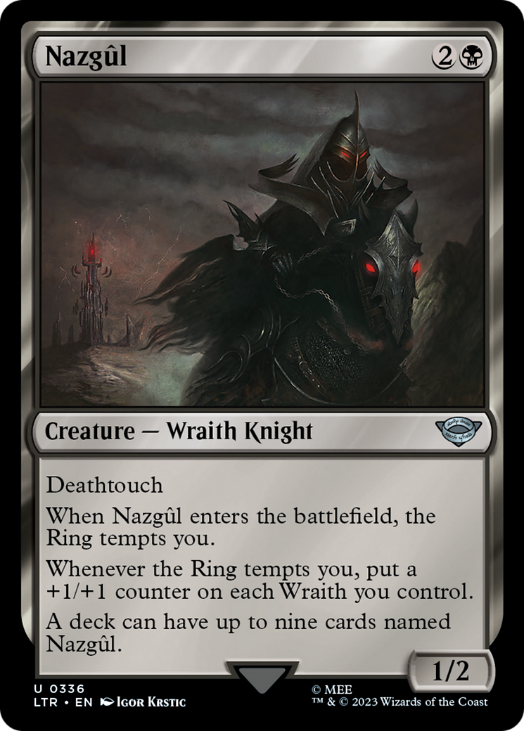 Nazgul (0336) (LTR-336) [The Lord of the Rings: Tales of Middle-earth] MTG Single Wizards of the Coast
