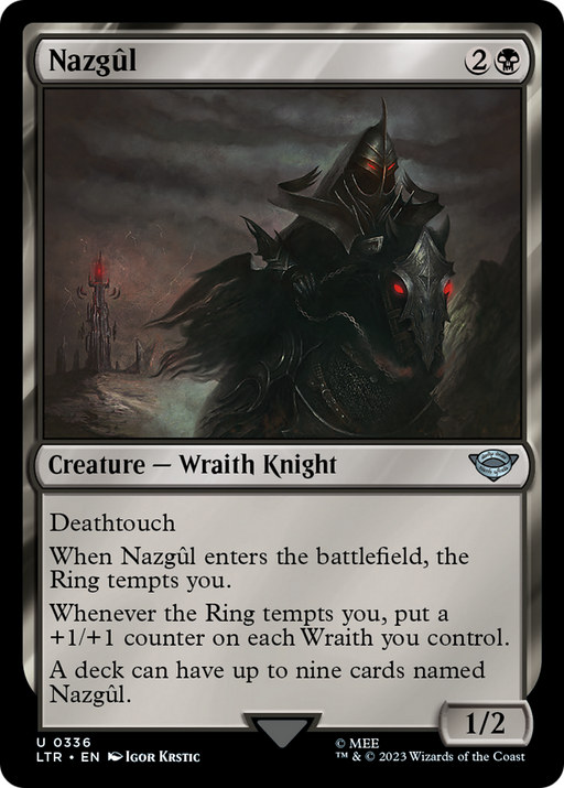 Nazgul (0336) (LTR-336) [The Lord of the Rings: Tales of Middle-earth] MTG Single Wizards of the Coast