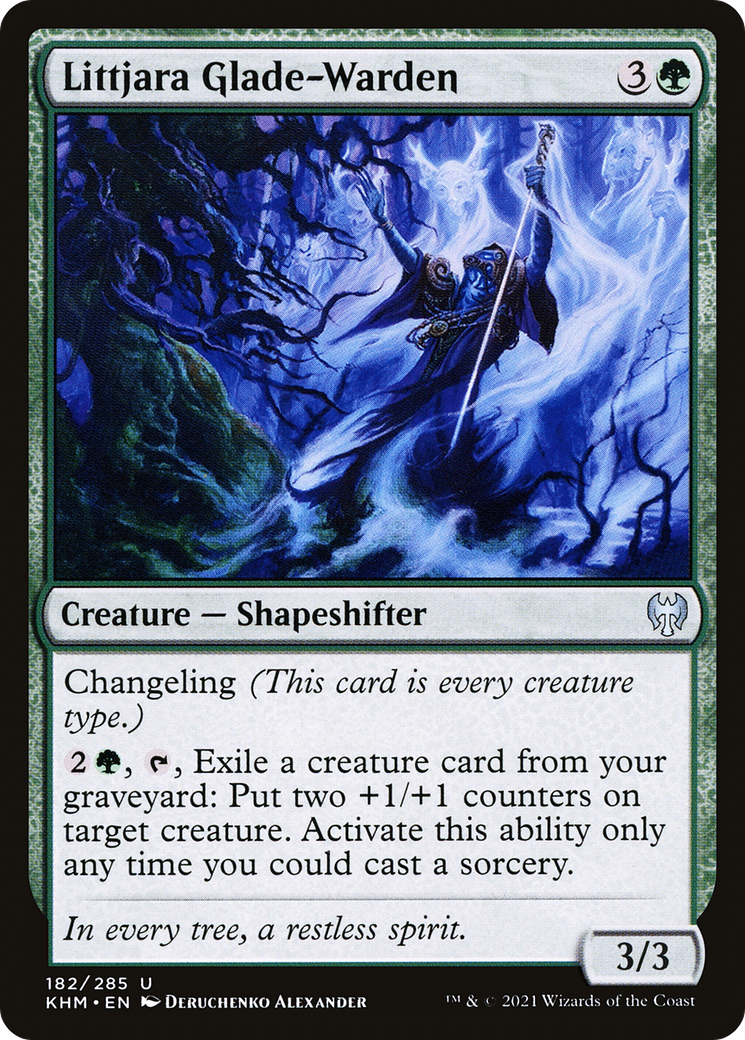 Littjara Glade-Warden (KHM-182) [Kaldheim] MTG Single Wizards of the Coast