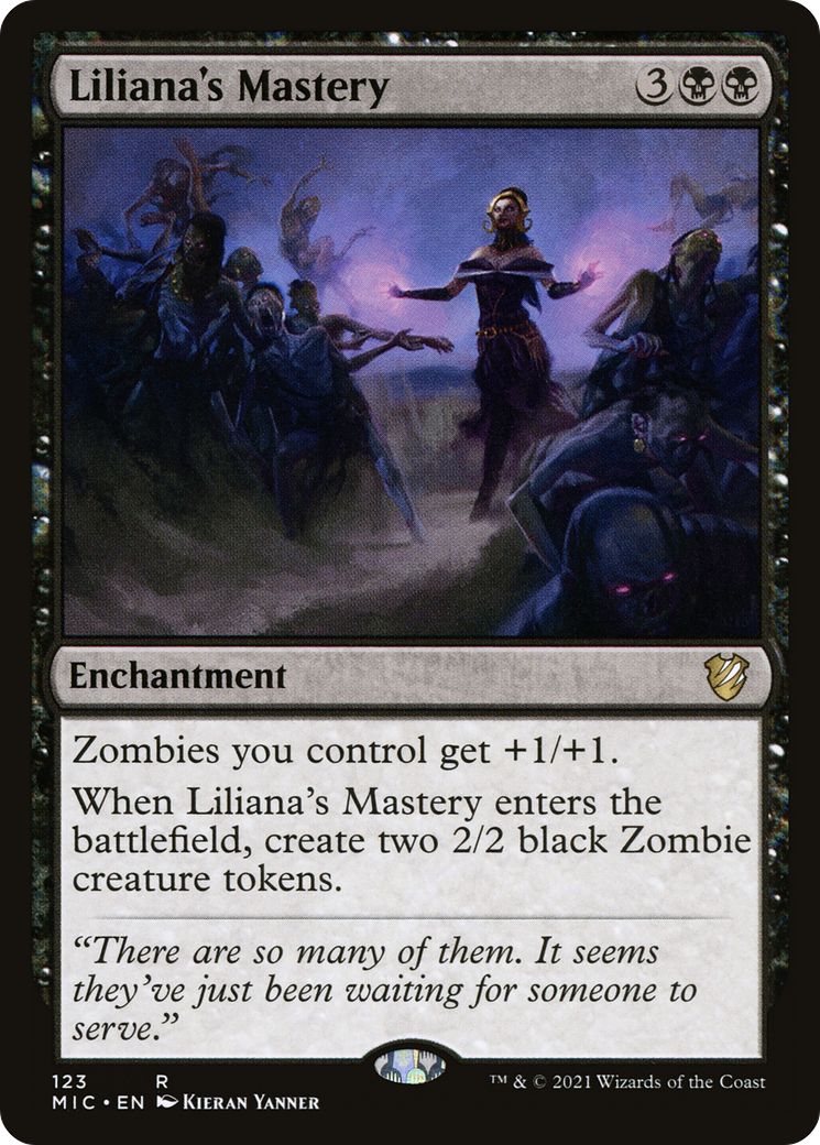 Liliana's Mastery (MIC-123) [Midnight Hunt Commander] MTG Single Wizards of the Coast