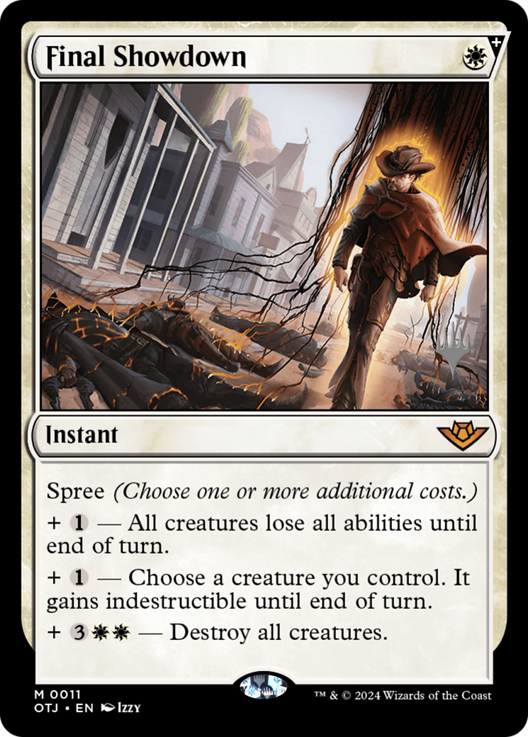 Final Showdown (PPOTJ-011) [Outlaws of Thunder Junction Promos] MTG Single Wizards of the Coast