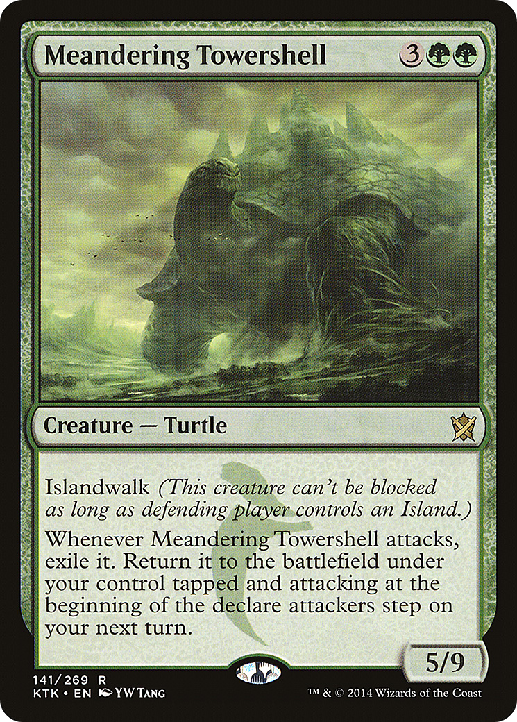 Meandering Towershell [Khans of Tarkir] MTG Single Magic: The Gathering