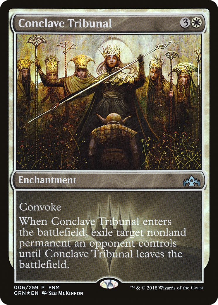 Conclave Tribunal (FNM-006) [Guilds of Ravnica Promos] Foil MTG Single Wizards of the Coast
