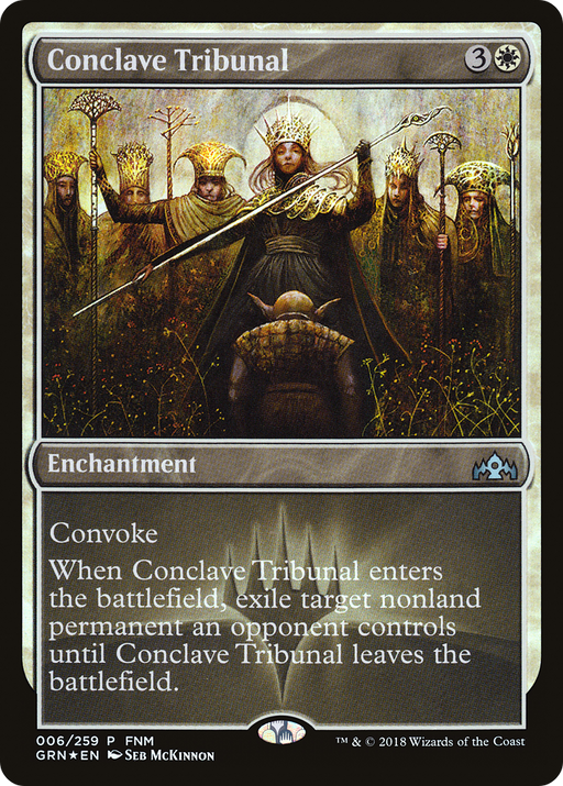 Conclave Tribunal (FNM-006) [Guilds of Ravnica Promos] Foil MTG Single Wizards of the Coast