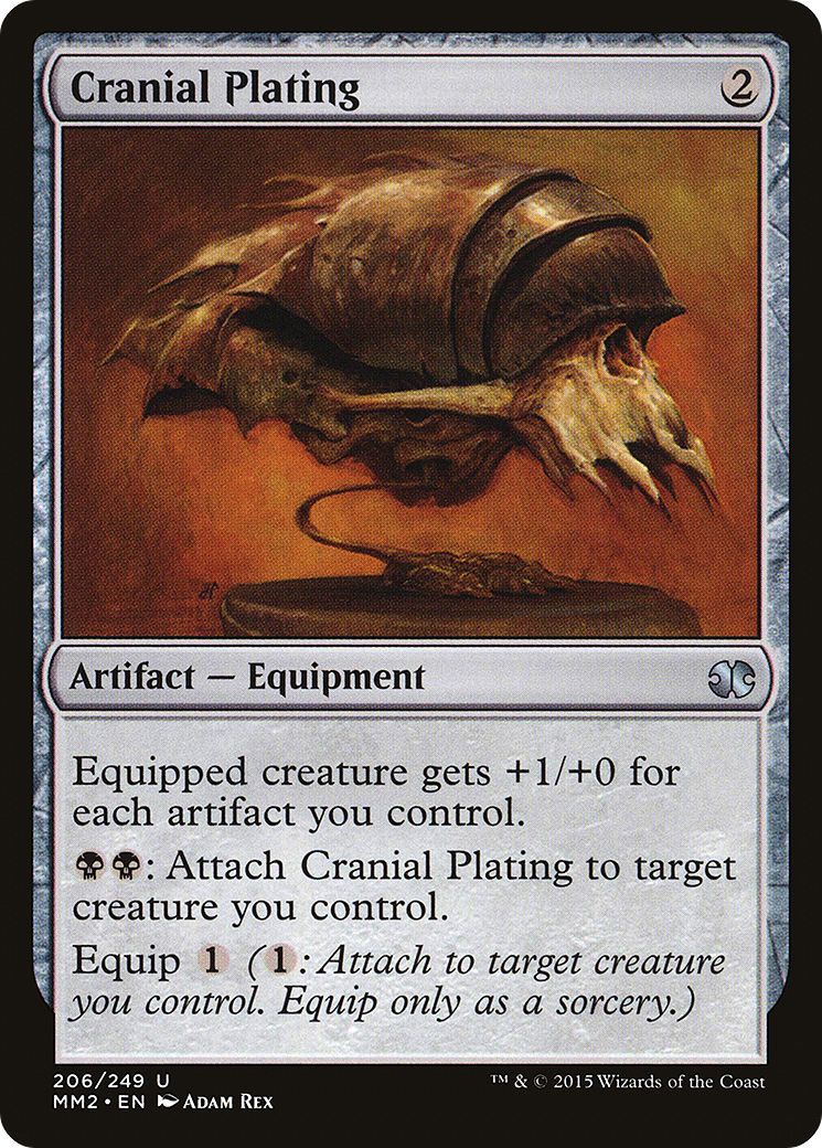 Cranial Plating (MM2-206) [Modern Masters 2015] Foil MTG Single Wizards of the Coast