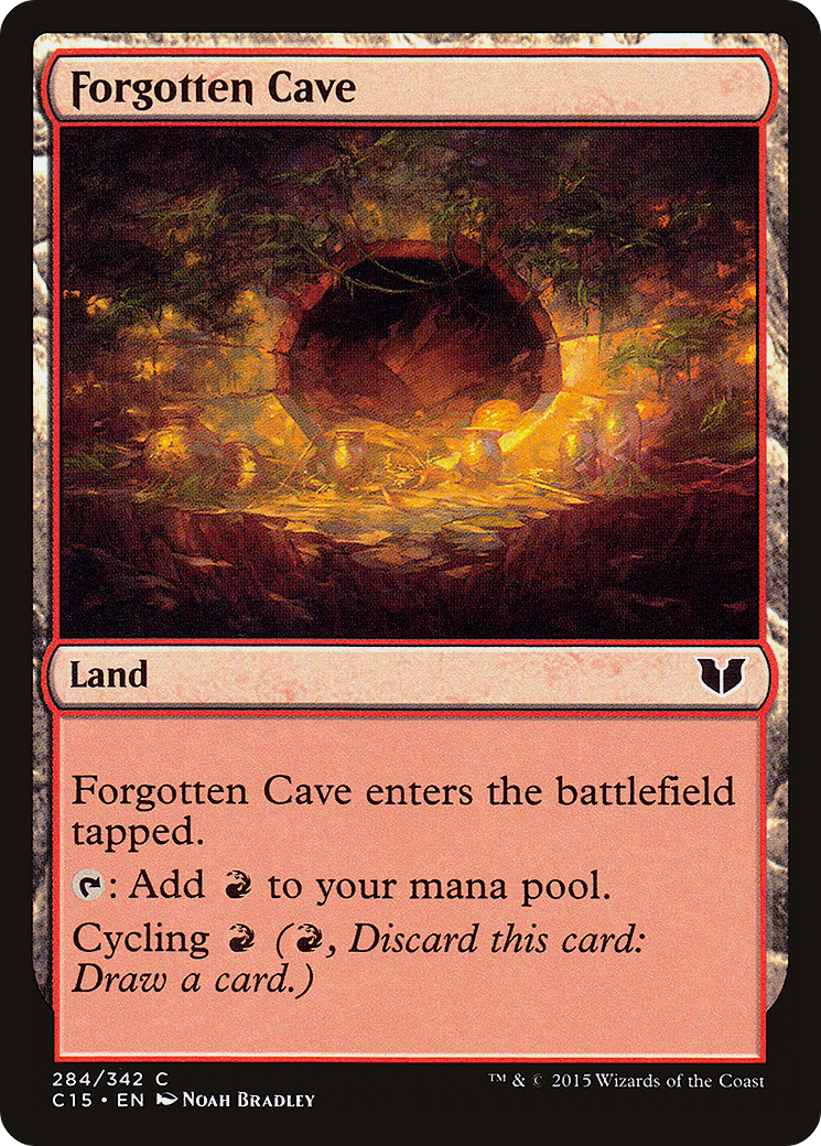 Forgotten Cave (C15-284) [Commander 2015] MTG Single Wizards of the Coast