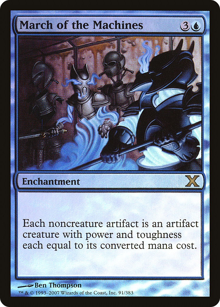 March of the Machines (10E-91★) [Tenth Edition] Foil MTG Single Wizards of the Coast