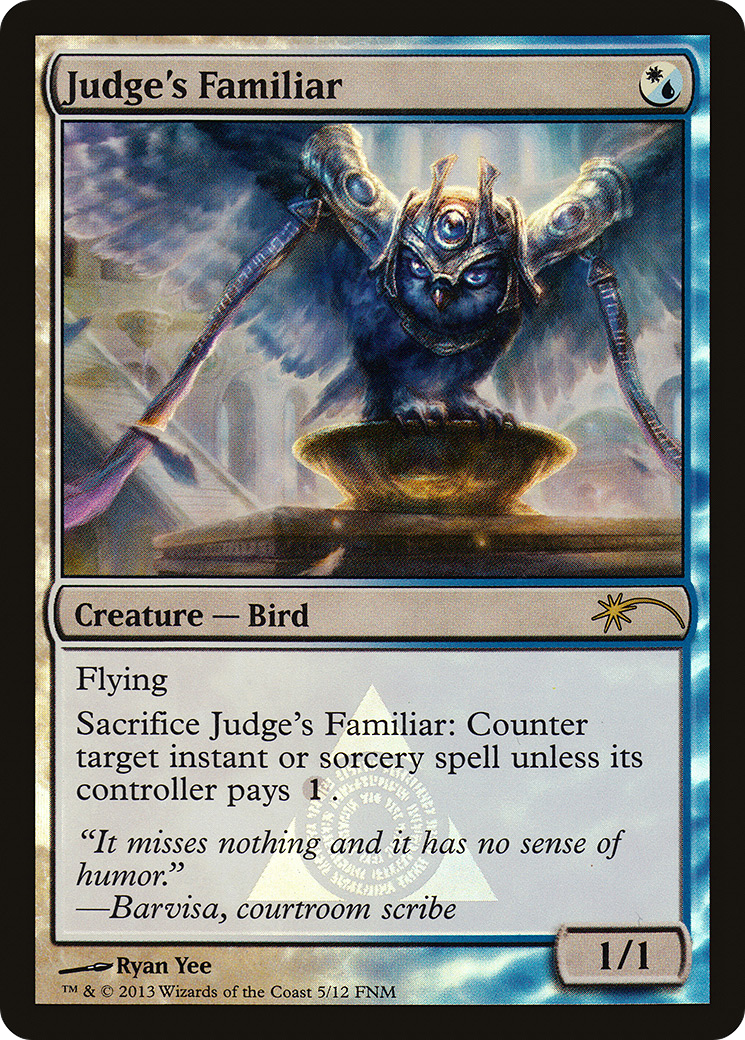 Judge's Familiar (FNM-) [Misc] Friday Night Magic 2013 Foil MTG Single Wizards of the Coast