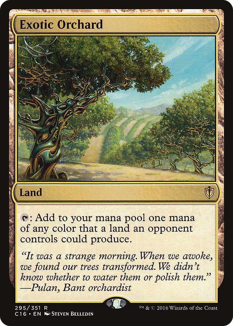 Exotic Orchard (C16-295) [Commander 2016] MTG Single Wizards of the Coast