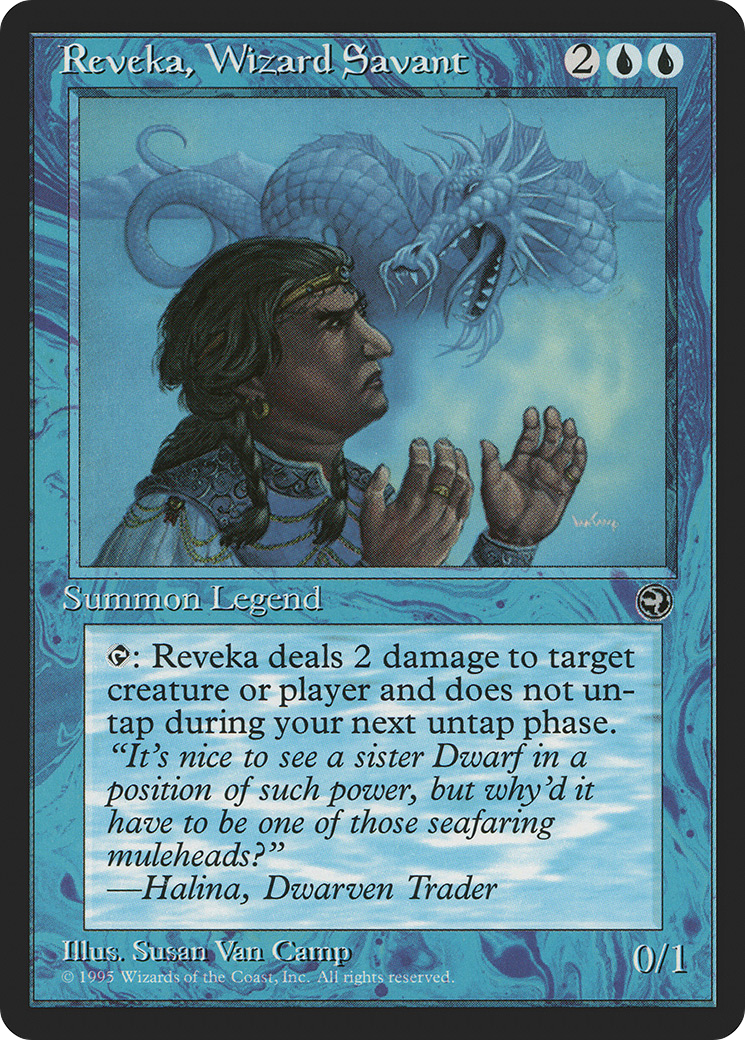 Reveka, Wizard Savant (HML-037) [Homelands] MTG Single Wizards of the Coast