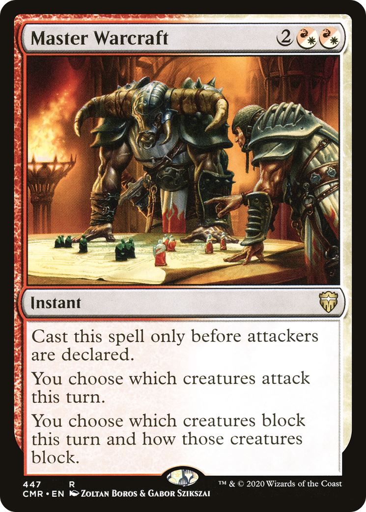 Master Warcraft (CMR-447) [Commander Legends] MTG Single Wizards of the Coast