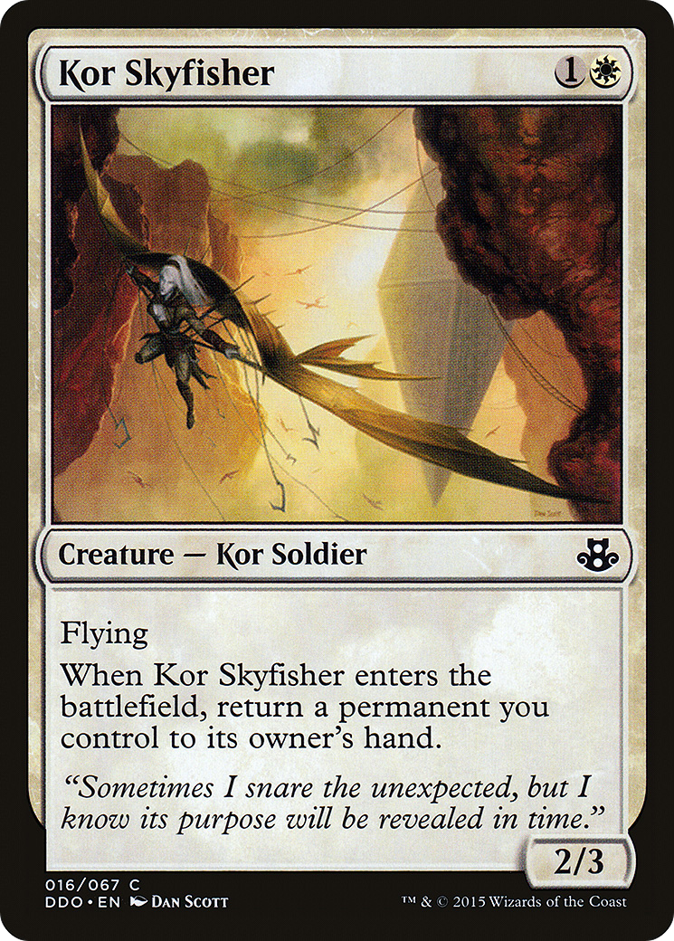 Kor Skyfisher (DDO-016) [Misc] Duel Decks: Elspeth vs. Kiora MTG Single Wizards of the Coast