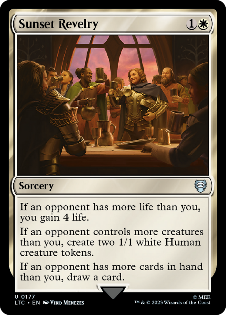 Sunset Revelry (LTC-177) [Tales of Middle-earth Commander] MTG Single Wizards of the Coast