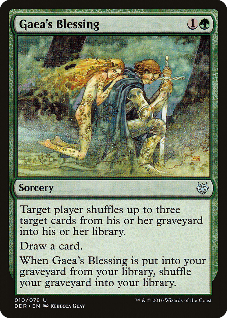 Gaea's Blessing (DDR-010) [Misc] Duel Decks: Nissa vs. Ob Nixilis MTG Single Wizards of the Coast