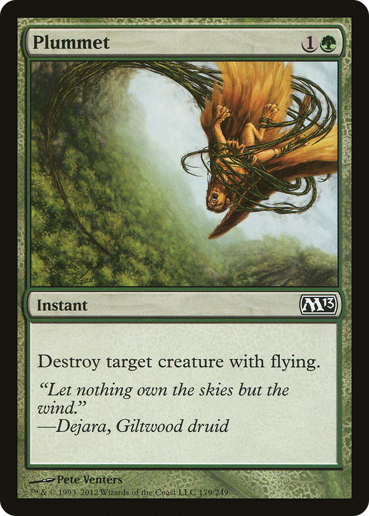 Plummet (M13-179) [Magic 2013] Foil MTG Single Wizards of the Coast