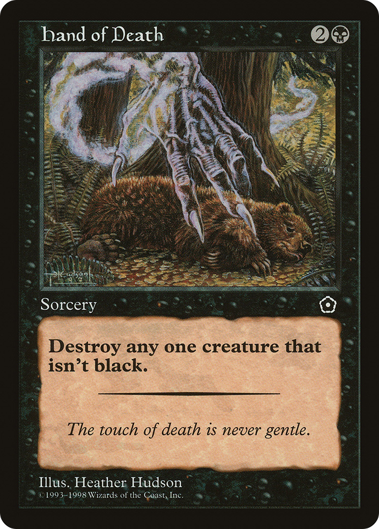 Hand of Death (P02-074) [Misc] Portal Second Age MTG Single Wizards of the Coast