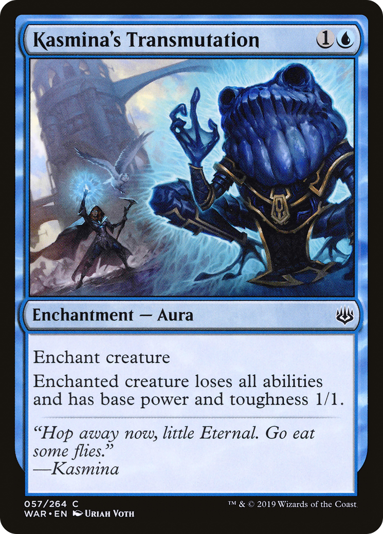 Kasmina's Transmutation (WAR-057) [War of the Spark] Foil MTG Single Wizards of the Coast