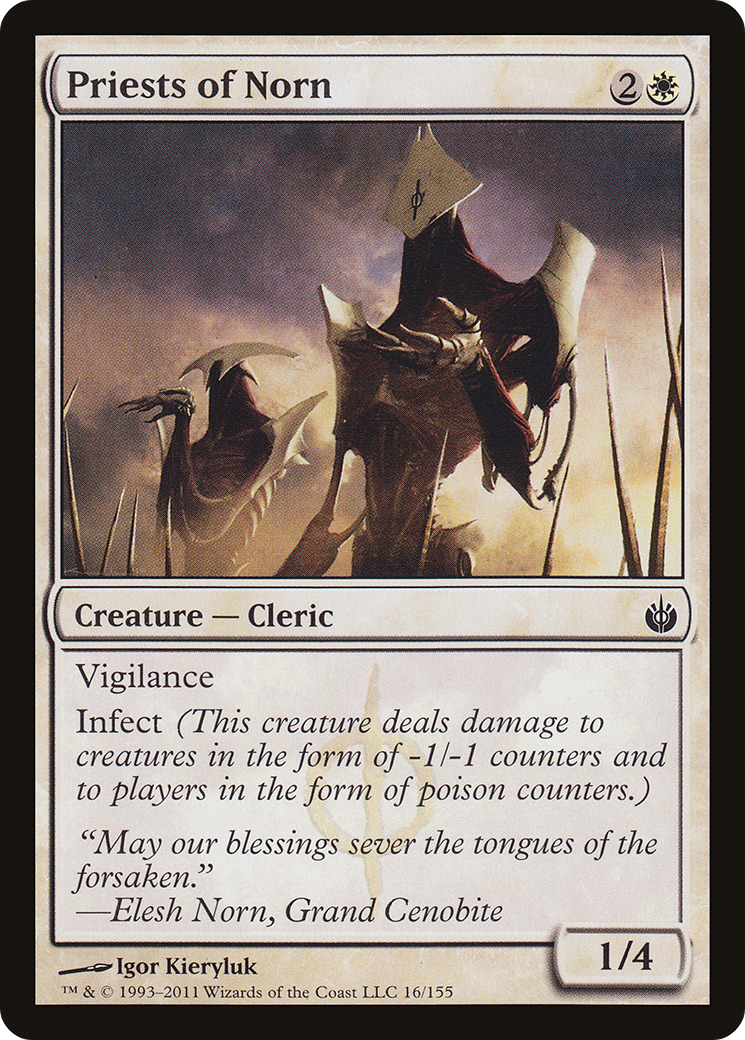 Priests of Norn (MBS-016) [Mirrodin Besieged] MTG Single Wizards of the Coast