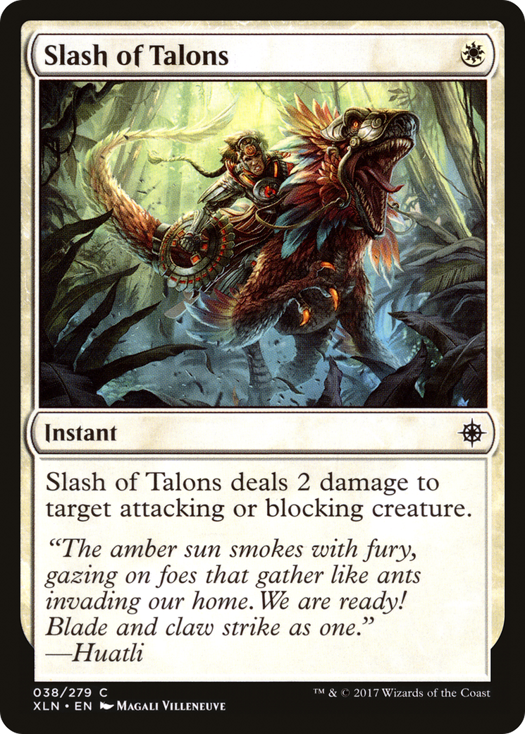 Slash of Talons (XLN-038) [Ixalan] Foil MTG Single Wizards of the Coast