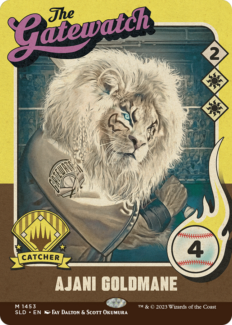 Ajani Goldmane [Secret Lair Drop Series] MTG Single Magic: The Gathering   