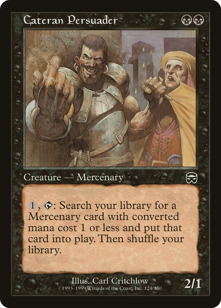 Cateran Persuader (MMQ-124) [Mercadian Masques] MTG Single Wizards of the Coast