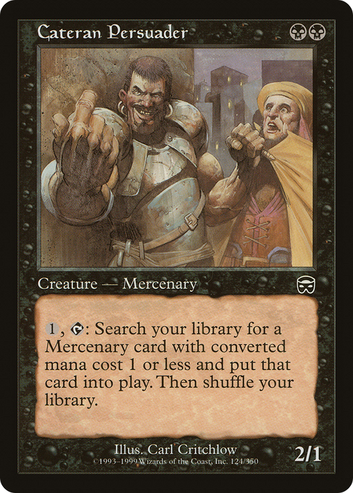 Cateran Persuader (MMQ-124) [Mercadian Masques] MTG Single Wizards of the Coast