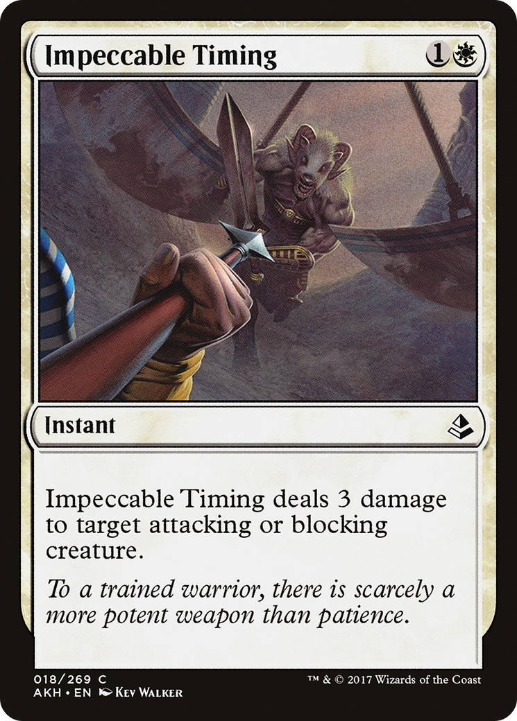 Impeccable Timing (AKH-018) [Amonkhet] Foil MTG Single Wizards of the Coast