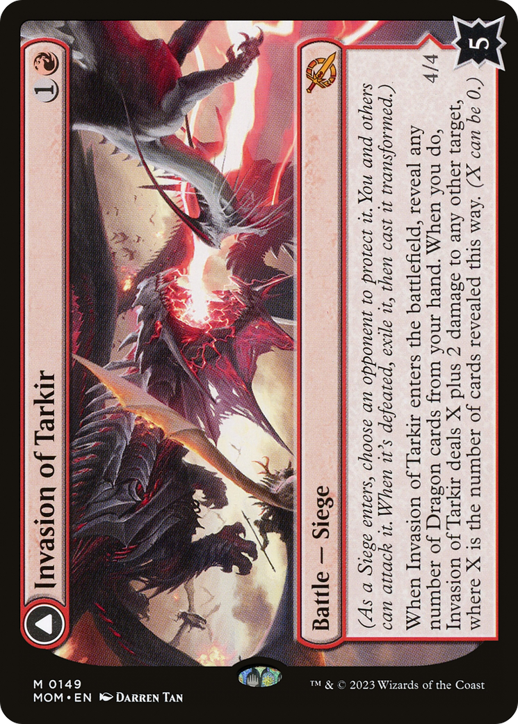 Invasion of Tarkir // Defiant Thundermaw [March of the Machine] MTG Single Magic: The Gathering   