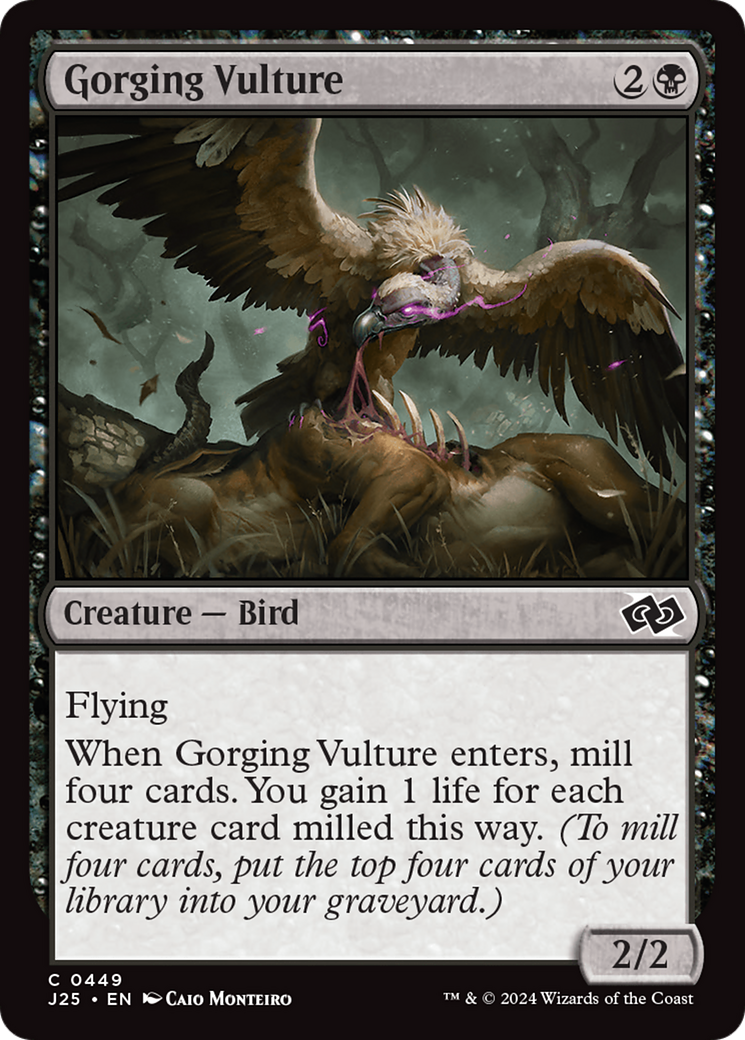 Gorging Vulture (J25-449) [Foundations Jumpstart] MTG Single Wizards of the Coast