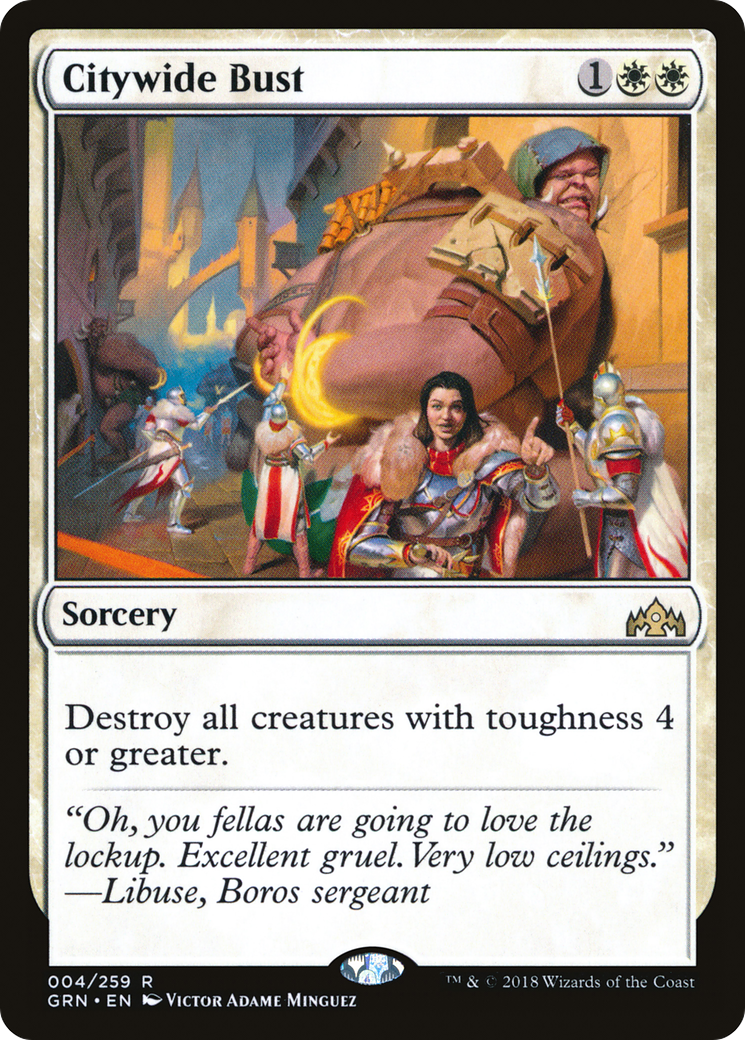 Citywide Bust (GRN-004) [Guilds of Ravnica] MTG Single Wizards of the Coast