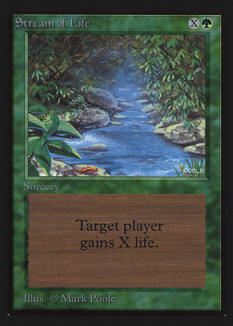 Stream of Life (CED-218) [Collectors' Edition] MTG Single Wizards of the Coast