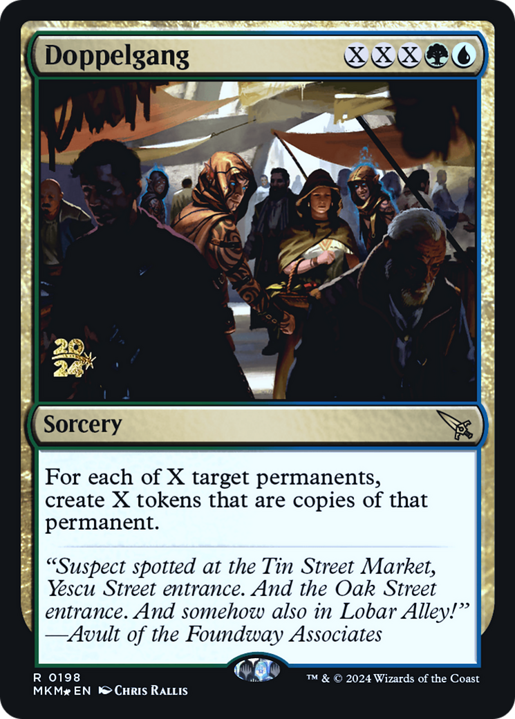 Doppelgang (PRE-198) [Murders at Karlov Manor Promos] Foil MTG Single Wizards of the Coast