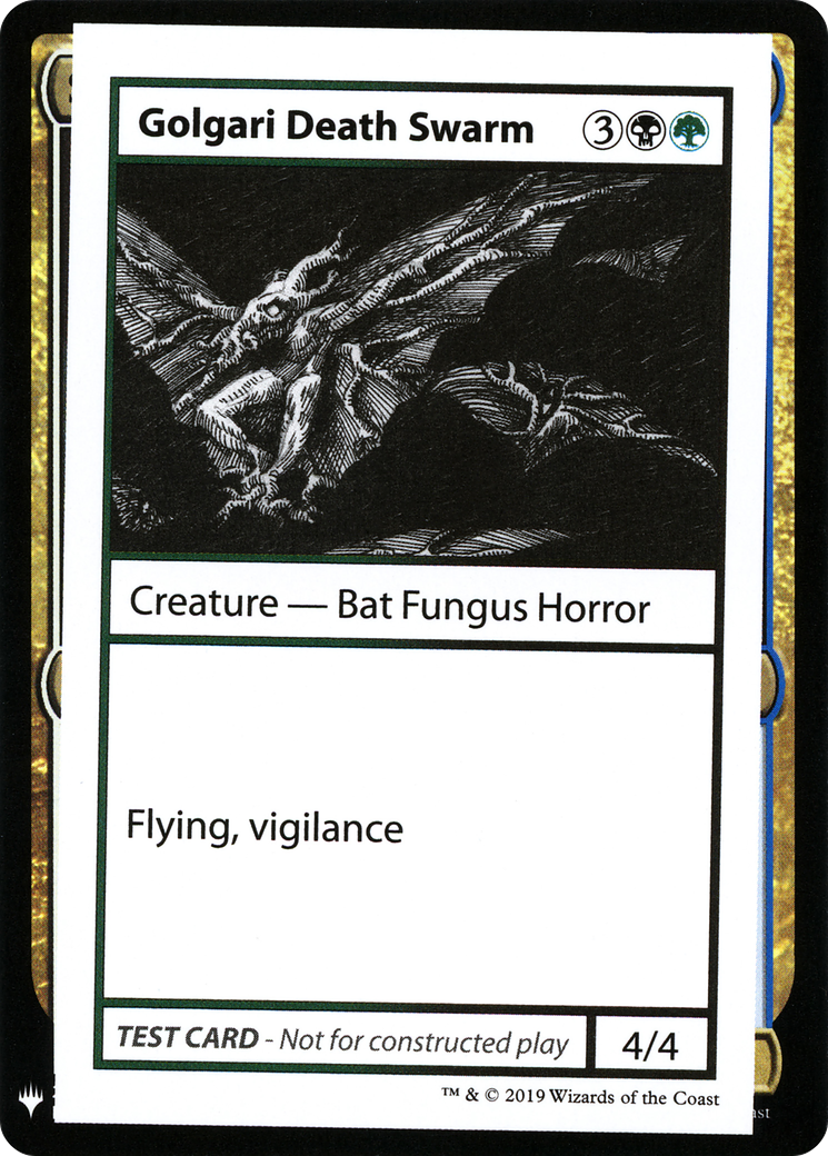Golgari Death Swarm (CMB1-) [Mystery Booster] Playtest Cards 2019 MTG Single Wizards of the Coast