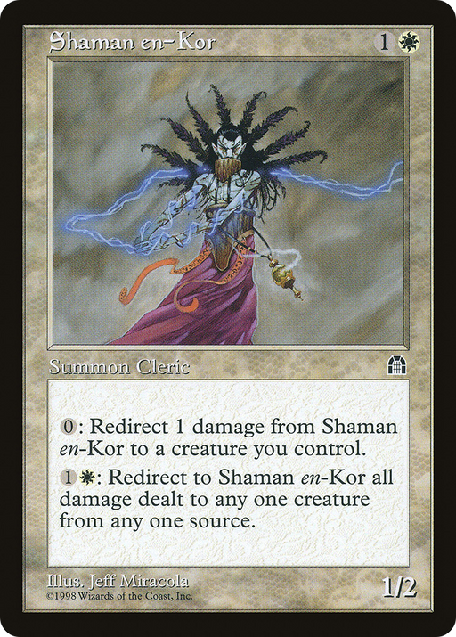 Shaman en-Kor (STH-015) [Stronghold] MTG Single Wizards of the Coast