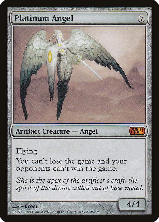 Platinum Angel (M11-212) [Magic 2011] MTG Single Wizards of the Coast