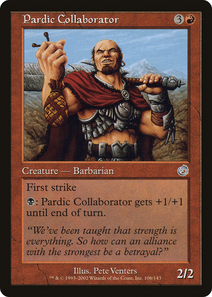 Pardic Collaborator (TOR-106) [Torment] MTG Single Wizards of the Coast