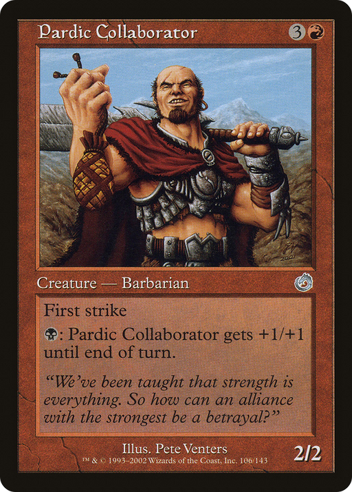 Pardic Collaborator (TOR-106) [Torment] MTG Single Wizards of the Coast