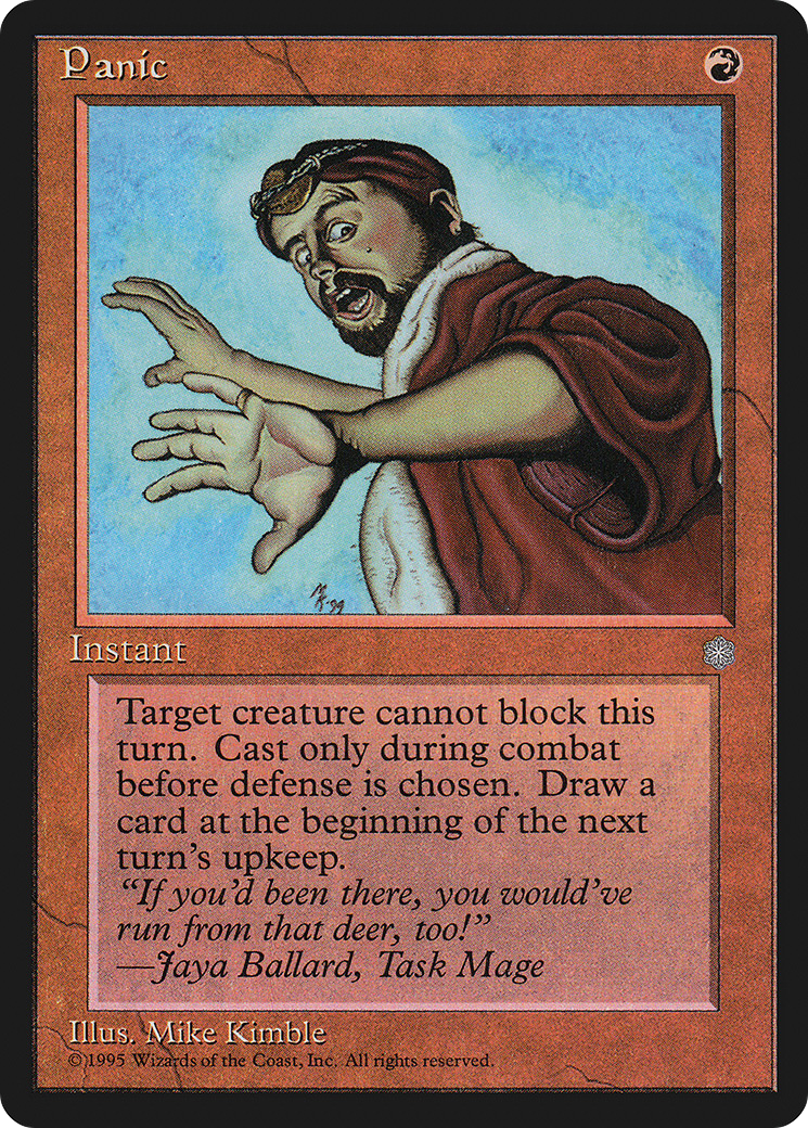 Panic (ICE-212) [Ice Age] MTG Single Wizards of the Coast